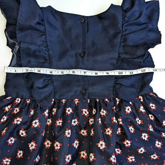 Satin Ruffle Dress Janie Jack - Picture 4 of 5